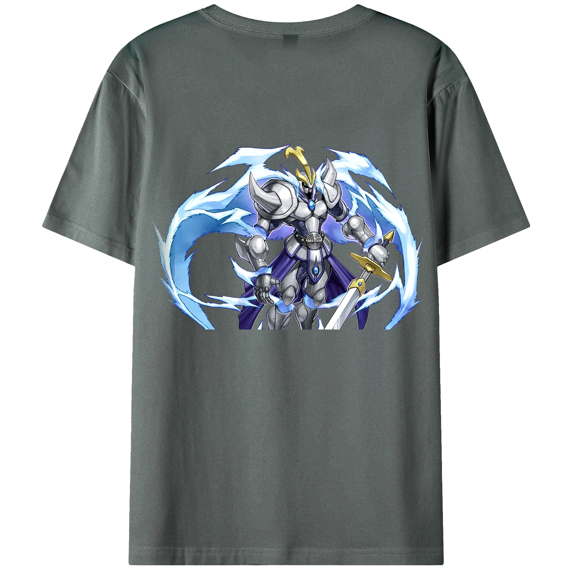 （画像用） 遊☆戯☆王 Yu-Gi-Oh! 綿100％ メンズ半袖Tシャツ（バックプリント） 通気性